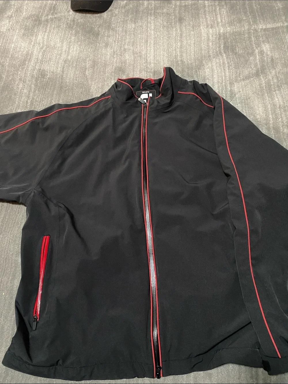 FootJoy Black Jacket with Red Trim